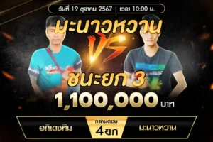 เทปไก่ชน อภิเดชทีม VS มะนาวหวาน 19 ตุลาคม 2567