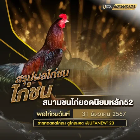ผลไก่ชน 31 ธันวาคม 2567