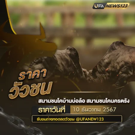 ราคาวัวชน 10 ธันวาคม 2567