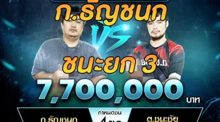 เทปไก่ชน ก.ธัญชนก VS ต.ชนะชัย 26 มกราคม 2568