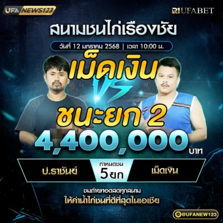 เทปไก่ชน ป.ราชันย์ VS เม็ดเงิน 12 มกราคม 2568