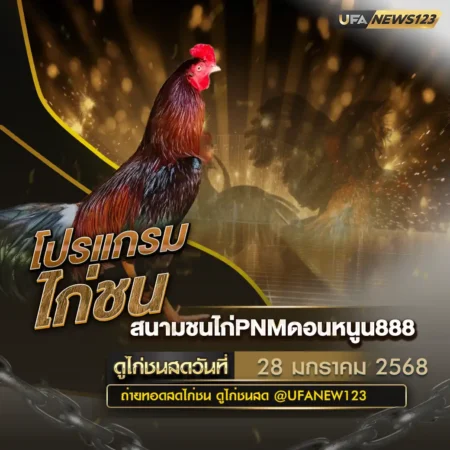 โปรแกรมไก่ชน 28 มกราคม 2568