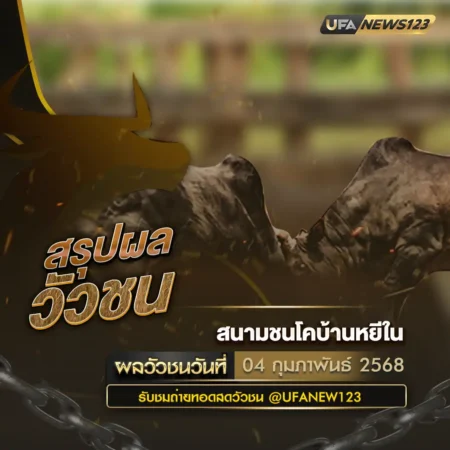 ผลวัวชน 04 กุมภาพันธ์ 2568
