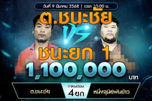 เทปไก่ชน ต.ชนะชัย VS หนึ่งสุนีย์พันธ์ข้าว 09 มีนาคม 2568