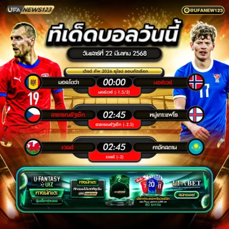 ทีเด็ดบอล 22 มีนาคม 2568