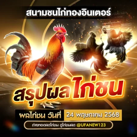 ผลไก่ชน 24 พฤษภาคม 2568