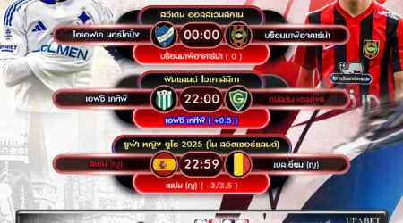 ทีเด็ดบอล 07 กรกฎาคม 2568