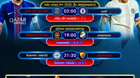 ทีเด็ดบอล 13 กรกฎาคม 2568