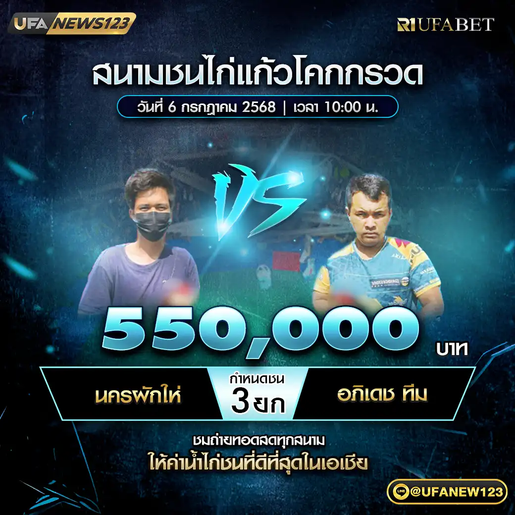 นครผักไห่ VS อภิเดช ทีม ชน 3 ยก ชิงรางวัล 660,000 บาท 06 กรกฎาคม 2568