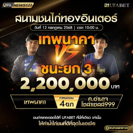 เทปไก่ชน เทพนาคา VS ศ.อำนาจโซล่าเซลล์999 12 กรกฎาคม 2568