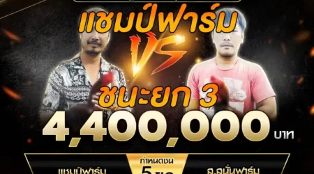 เทปไก่ชน แชมป์ฟาร์ม VS ส.สนั่นฟาร์ม 26 กรกฎาคม 2568