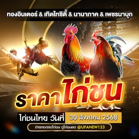 ราคาไก่ชน 30 สิงหาคม 2568