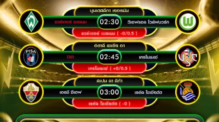 ทีเด็ดบอล 07 พฤศจิกายน 2568