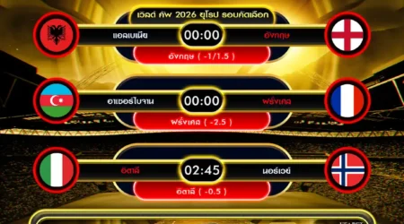 ทีเด็ดบอล 16 พฤศจิกายน 2568