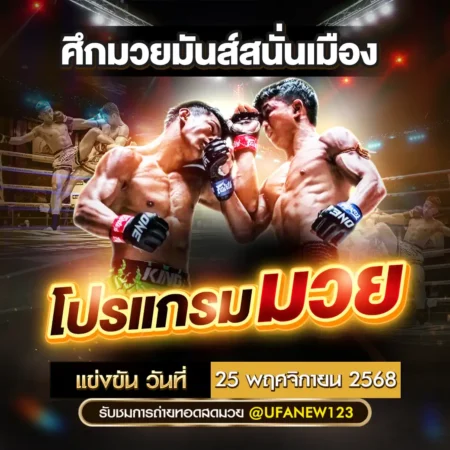 โปรแกรมมวย 25 พฤศจิกายน 2568